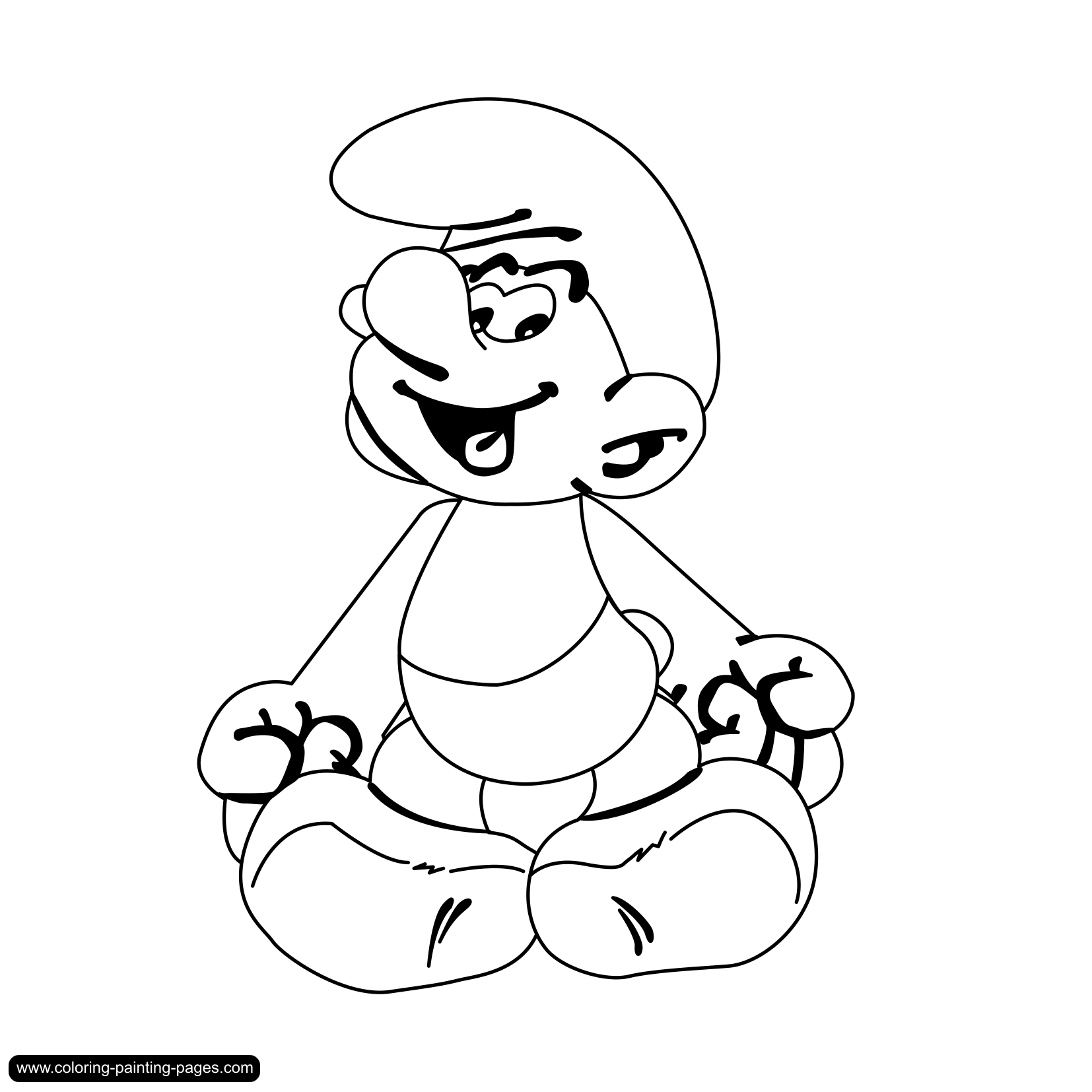 Coloring pages smurfs - free downloads