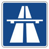 Verkehrszeichen-Autobahn