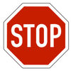 Verkehrszeichen-Stop