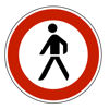 Verkehrszeichen-Verbot-Fussgaenger