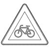 Verkehrszeichen-Radfahrer